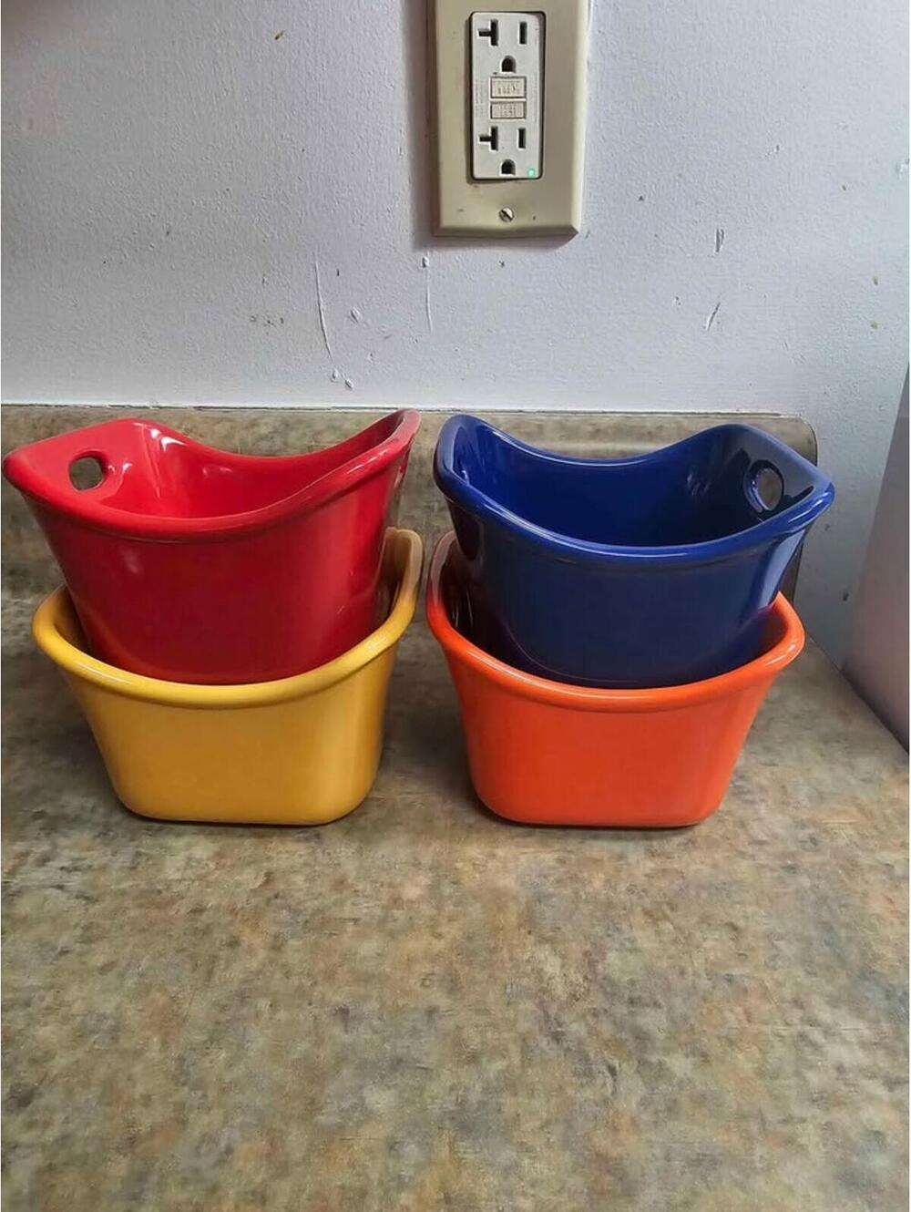 Set of 4 Rachael Ray 10 oz Mini Casseroles